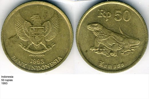 Indonesia - Rupia 50 - 1993 - G6 A3 H02 L1C4