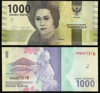 Indonesia - Rupia 1000 - 2016