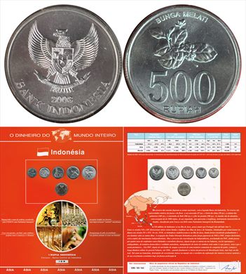 Indonesia - Rupia 500 - 2003