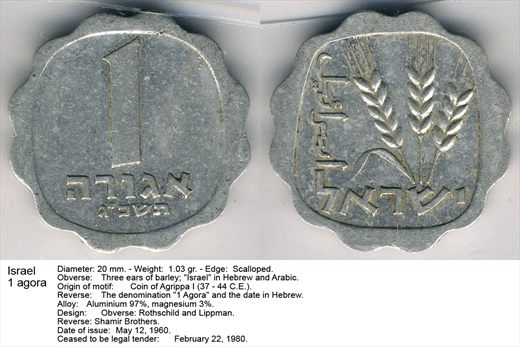 Israel - Agorah 1 - G6 A2 H10 L3C4