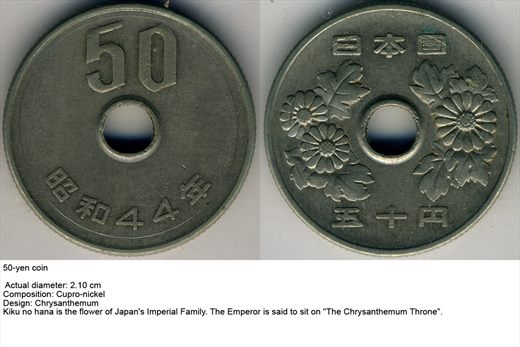 Japao - Yen 50 - 1967-1988 - G6 A3 H03 L1C4