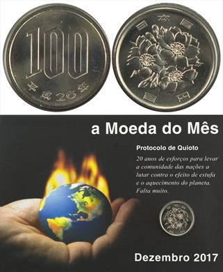Japao - Yen 100 (Moeda do Mes Dezembro 2017)