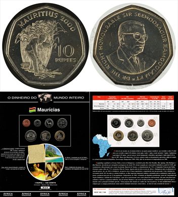 Mauricias - Rupee 10 - 2000