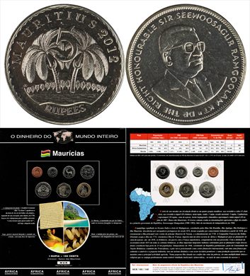 Mauricias - Rupee 5 - 2012