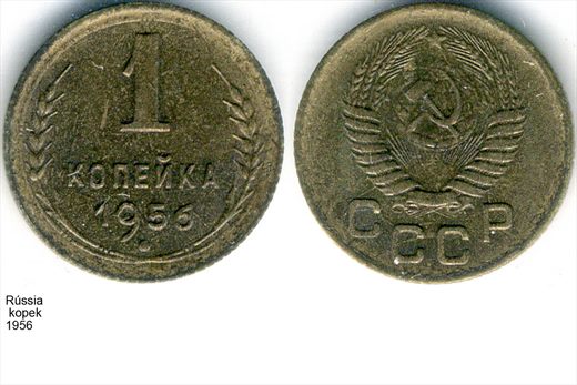 Uniao Sovietica - Kopek 1 - 1956 - G6 A2 H12 L2C5