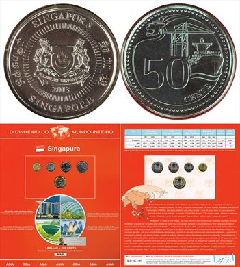 Singapura - Centimo 50 - 2013 DMI