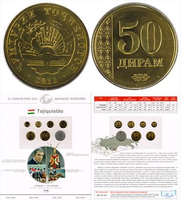 Tajiquistao - Diram 50 - 2011 DMI