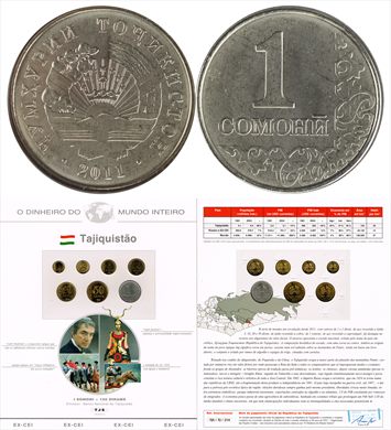 Tajiquistao - Somoni 1 - 2011 DMI