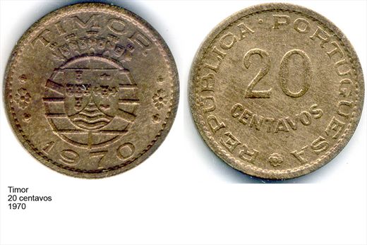 Timor - Centavo 20 - 1970 - G6 A3 H06 L4C5