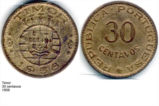 Timor - Centavo 30 - 1958 - G6 A3 H06 L3C5