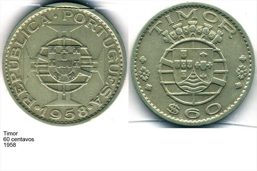 Timor - Centavo 60 - 1958 - G6 A3 H06 L3C4