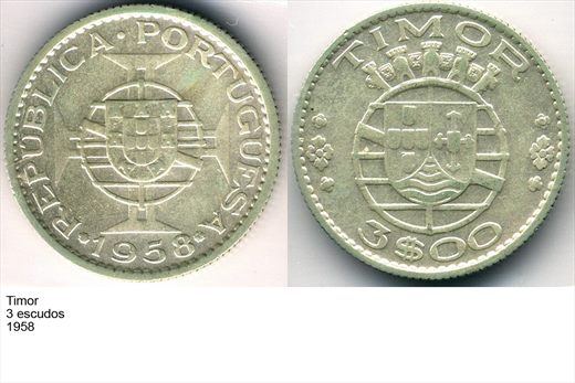 Timor - Escudo 3 - 1958 - G6 A3 H06 L4C3