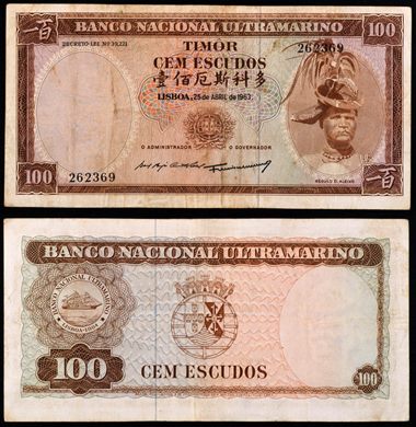 Timor - escudo 100 - 1963