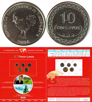 Timor-Leste - Centavo 10 - 2004 DMI