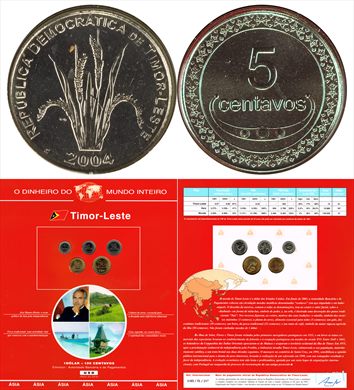 Timor-Leste - Centavo 5 - 2004 DMI