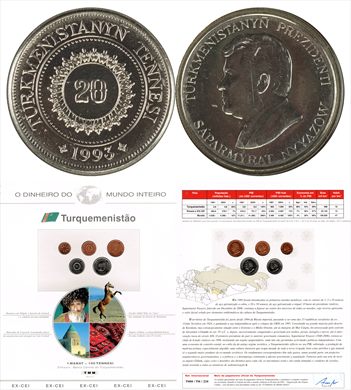 Turquemenistao - Tenge 20 - 1993 DMI