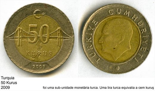 Turquia - Kurus 50 - 2009