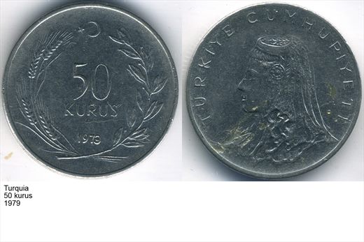 Turquia - Kurus 50 - 1979 - G5 A3 H03 L1C4