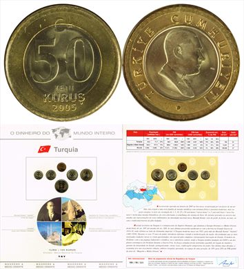 Turquia - Kurus 50 - 2005 DMI