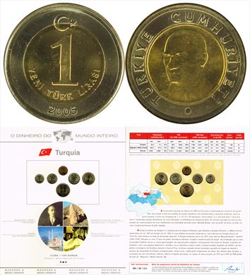 Turquia - Lira 1 - 2005 DMI
