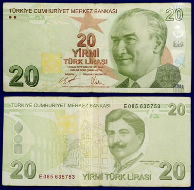 Turquia - Lira 20 - 2009
