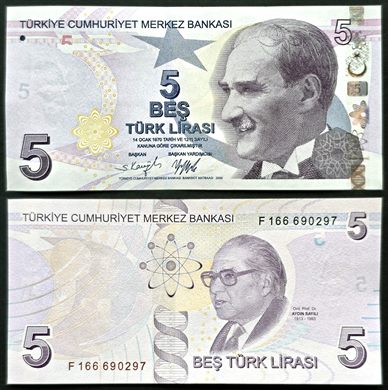 Turquia - Lira 5 - 2009