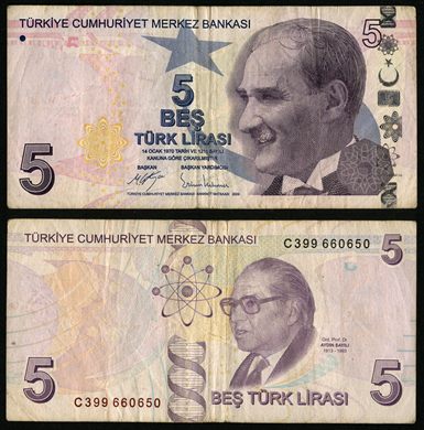 Turquia - Lira 5 2009 1