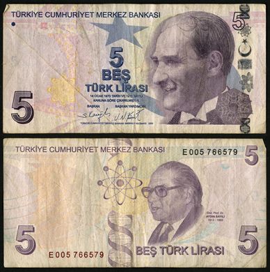 Turquia - Lira 5 2009 2