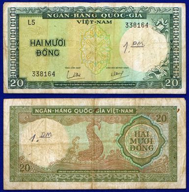 Vietname - Dong 20 - 1964