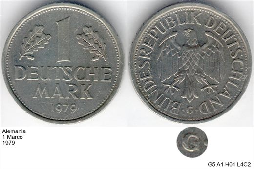 Alemanha - Marco 1 - 1979 G - G5 A1 H01 L4C2
