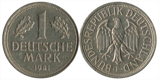 Alemanha - Marco 1 - 1981 P