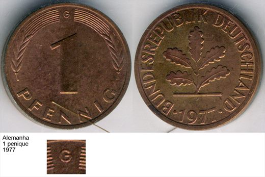 Alemanha - Pfennig 1 - 1977 G - G6 A1 H02 L3C1