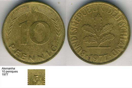 Alemanha - Pfennig 10 - 1977 F - G6 A1 H02 L5C3