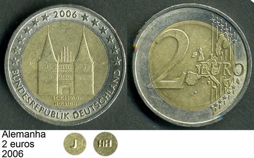 Alemanha - Euro 2 - 2006 Schleswig. Holstein J HH