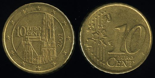 Alemanha - Euro Cent 10 - 2007