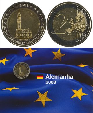 Alemanha - Euro 2 - 2008 G (2Eur Collection)