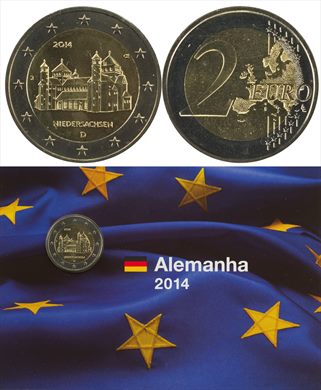 Alemanha - Euro 2 - 2014 D J (2Eur Collection)