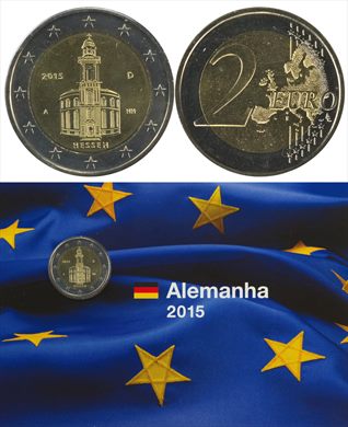 Alemanha - Euro 2 - 2015 A D (2Eur Collection)