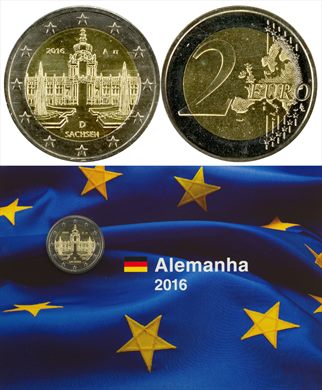 Alemanha - Euro 2 - 2016 D A (2Eur Collection)