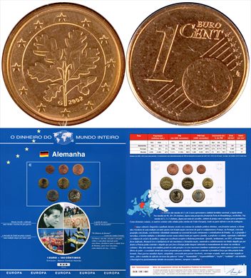 Alemanha - Euro cent 1 - 2002 G 2 DMI