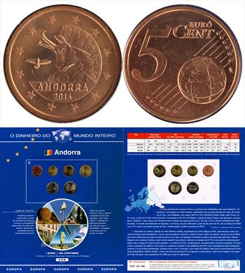 Andorra - Euro Cent 5 - 2014 DMI