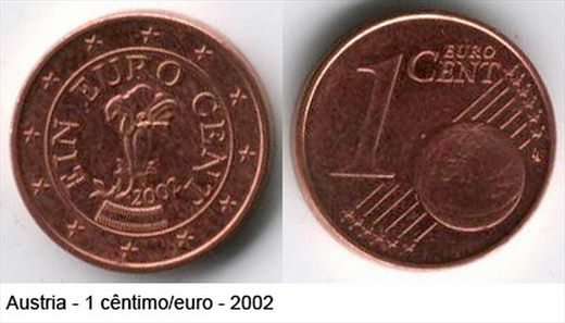 Austria - Euro Cent 1 - 2002