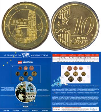 Austria - Euro Cent 10 - 2012 DMI