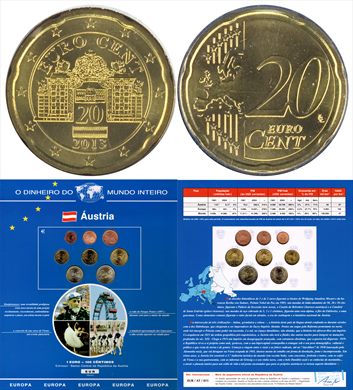 Austria - Euro Cent 20 - 2013 DMI