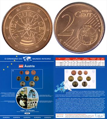 Austria - Euro Cent 2 - 2008 DMI