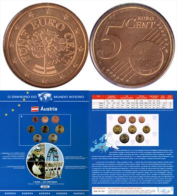 Austria - Euro Cent 5 - 2006 DMI
