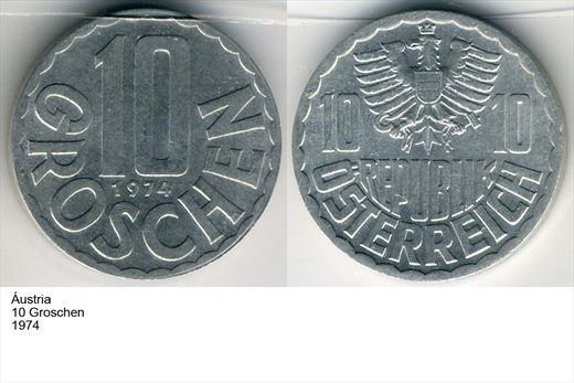 Austria - Groschen 10 - 1974 - G6 A3 H05 L5C6