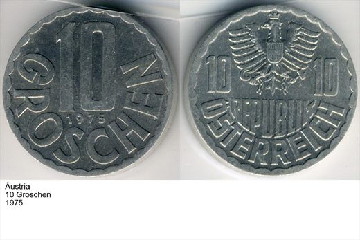 Austria - Groschen 10 - 1975 - G6 A3 H05 L6C1