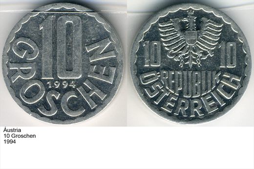 Austria - Groschen 10 - 1994 - G6 A3 H05 L6C2