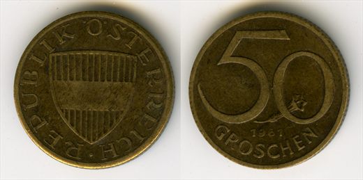 Austria - Groschen 50 - 1961